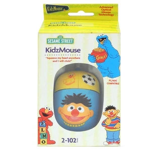 Optical USB Mouse for Little Hands Kids 2-10 Squeeze To Click or Click Buttons - Afbeelding 1 van 4