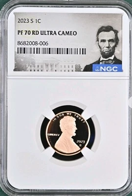 2023 S Lincoln Memorial Cent 1c PF70 NGC Bx4 - Image 1 of 2