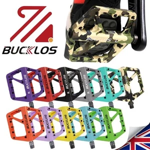 UK 9/16" Flat/Platform Pedals Bearing Widen MTB DH ATB Bike For Shimano/Rockbros - Picture 1 of 23