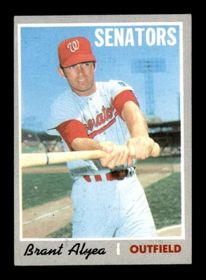 1970 Topps #303 Brant Alyea   EX/EX+ X3584470 - Image 1 of 3