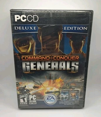 Command & Conquer: Generals Deluxe Edition PC 2003 mit Erweiterungspack Neu - Bild 1 von 3