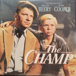The Champ Laserdisc Wallace Beery & Jackie Cooper New & Sealed MGM/UA Rare LD! - Picture 1 of 3