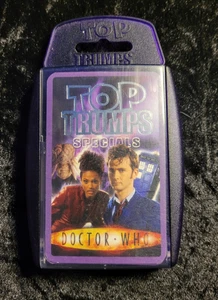 TOP TRUMPS CARD DOCTOR WHO SPECIALS, USED , COMPLETE ALL IN VERY GOOD CONDITION. - Picture 1 of 2