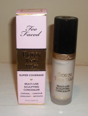Too Faced Born This Way Super Coverage Multi Use Concealer (CLOUD) 0.45oz NIB - Image 1 of 3