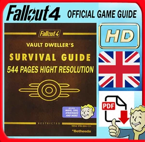 FALLOUT 4 Vault Prima Official Game Guide @@ 544 PAGES HIGHT RESOLUTION @@ - Foto 1 di 2