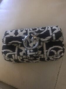 PINKO Tweed Mini Clutch Belt Bag Love Bird Double Tiny New