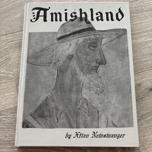 AMISHLAND, by XTIAN NEWSWANGER, AMISH Rare Signed By Author - Imagen 1 de 8