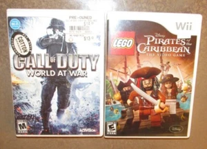 Lego Piratas del Caribe Call of Duty World at War Nintendo Wii Videojuegos - Imagen 1 de 1