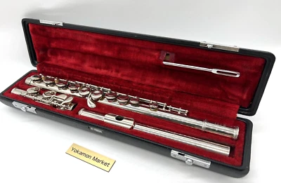 Yamaha Flute YFL-211 with E-mechanism VeryGood F/S - Image 1 of 4