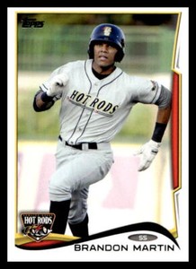 2014 Topps Pro Debut Brandon Martin   75 Bowling Green Hot Rods