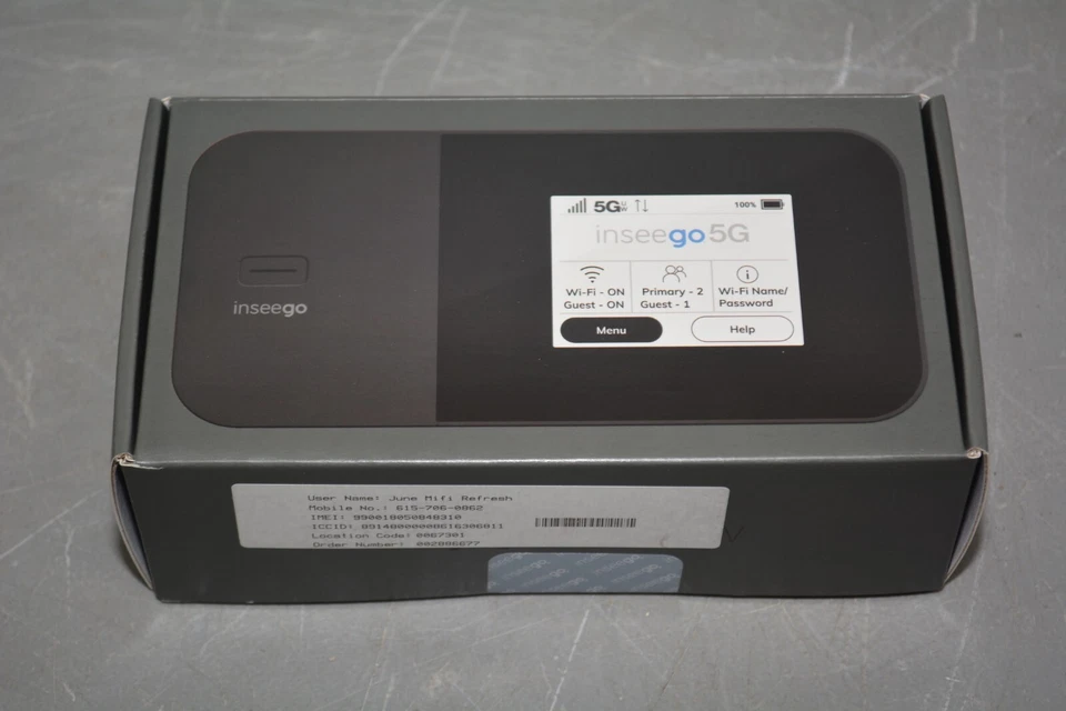 Inseego MiFi X Pro M3100 5G UW Verizon Unlocked T-Mobile Hotspot WiFi Connect