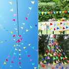 100M Triangle  Flags Bunting Multi Colour Banner Pennant Festival Wedding  Party
