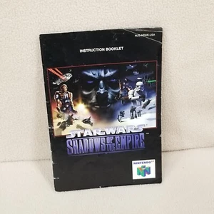 N64 Star Wars Ombre dell'Impero Libretto Istruzioni SOLO Nintendo 64 - Foto 1 di 11