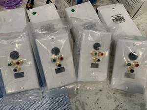 Bundle Of 4 HDMI Component 3RCA Toslink Optical Audio Wall Plate. - Picture 1 of 5