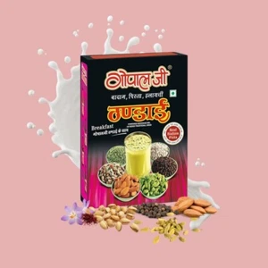 Gopal Ji Thandai Powder Organic for Milk with Badam, Pista, Elaichi 500g - Picture 1 of 3