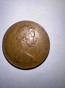 1971 First Edition new pence 2p D-G•REG•FD Elizabeth || Rare - Picture 1 of 2
