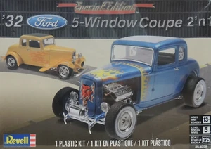 Ford 1932 cupé de 5 ventanas Revell escala 1:25 2-n-1 kit de coche modelo plástico - Imagen 1 de 3