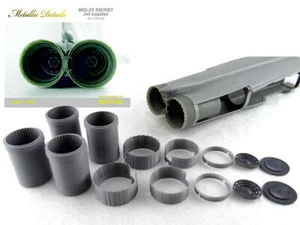 Metallic Details MDR4826 - 1/48 - MiG-25 RB/RBT. Strahldüsen (ICM) Harzteile - Bild 1 von 9