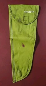 Vintage Toyota OEM Spare Tire Wheel Lug Nut Wrench Green Pouch Only - Picture 1 of 3
