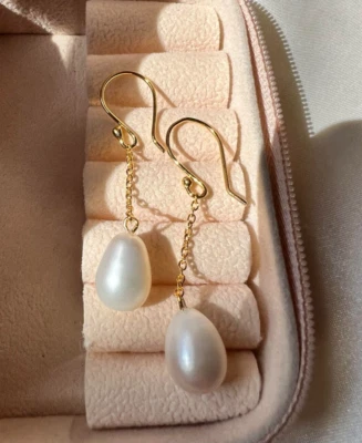 Freshwater Pearl earring made in 925 silver best gift for Christmas and weddings - Image 1 of 4