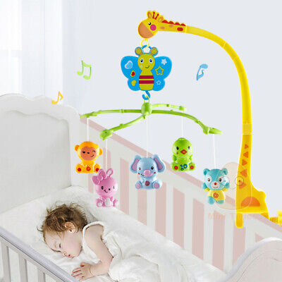 Baby Crib Mobile Bed Bell Toy Decor Holder Arm Bracket Cot Rack With Free Gift • 25.80$