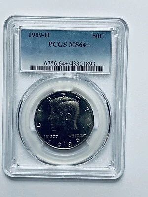 1989-D Kennedy Half Dollar PCGS MS64+ - Image 1 of 4