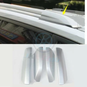 Silver Roof Rack Rail Tails Cover Cap Replace 4Pcs For Toyota Highlander 2008-13 - Picture 1 of 10