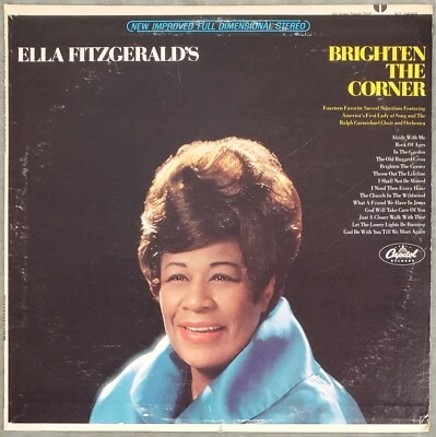 ELLA FITZGERALD Brighten the Corner 1967 LP ST-2685 VG+ FREE SHIPPING Foto 1 de 3