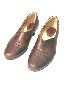 earth day tripper leather bootie Size 7.5 B brown - Picture 1 of 8
