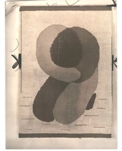 Abstract TAPESTRY by Artist Ms VANDERMAT Vintage 1975 Press Photo - Picture 1 of 2