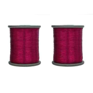 Metallic Zari Thread For Embroidery Sewing & Jewelry Making 0.1 MM Pack of 2 - Picture 1 of 77