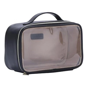 Large Cosmetic Bag with HangingClear Makeup Organizer Bag for TravelToiletry ... - Picture 1 of 7