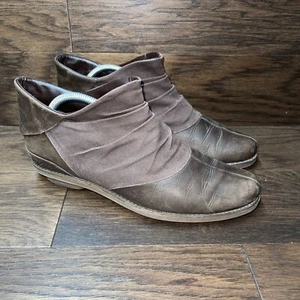 Merrell Adaline Bluff Bracken Leather Bootie Ankle Boot J45624, Women’s 11,Brown - Picture 1 of 9
