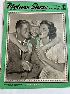 Vintage Picture Show Magazine 1958 Dan Duryea Patty McCormack Elizabeth Taylor - Picture 1 of 12