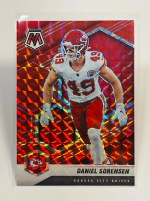 DANIEL SORENSEN 2021 Panini Mosaic RED MOSAIC #7 Chiefs - Image 1 of 2