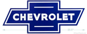 Chevrolet Chevy Racing Fliege Flagge gestanzter Vinyl-Aufkleber Sticker 22" - Bild 1 von 1