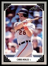 1991 Leaf Chris Hoiles Baseball Cards #131