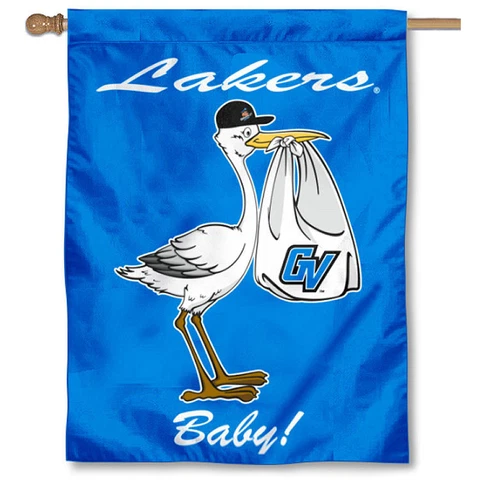 Grand Valley State University New Baby Gift Decorative House Flag Cover