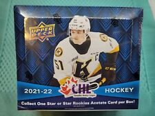 2021-22 Upper Deck CHL Sealed Hockey Hobby Box Poss. Connor Bedard Pre-RC &Auto?