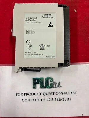 ASBDAU204 FACTORY TESTED/REFURB! Modicon / Schneider AN Out Module AS-BDAU-204 - Image 1 of 3