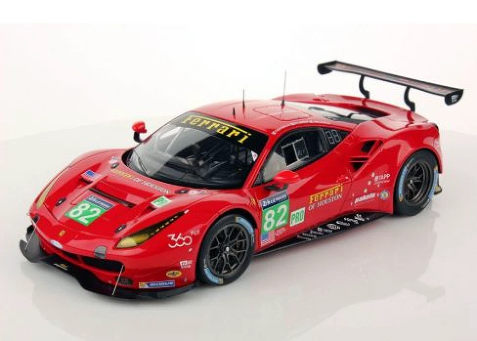 1/18 FERRARI 488 GTE #82 19TH LE MANS 2016 LOOKSMART LS18LM011 - Immagine 1 di 1