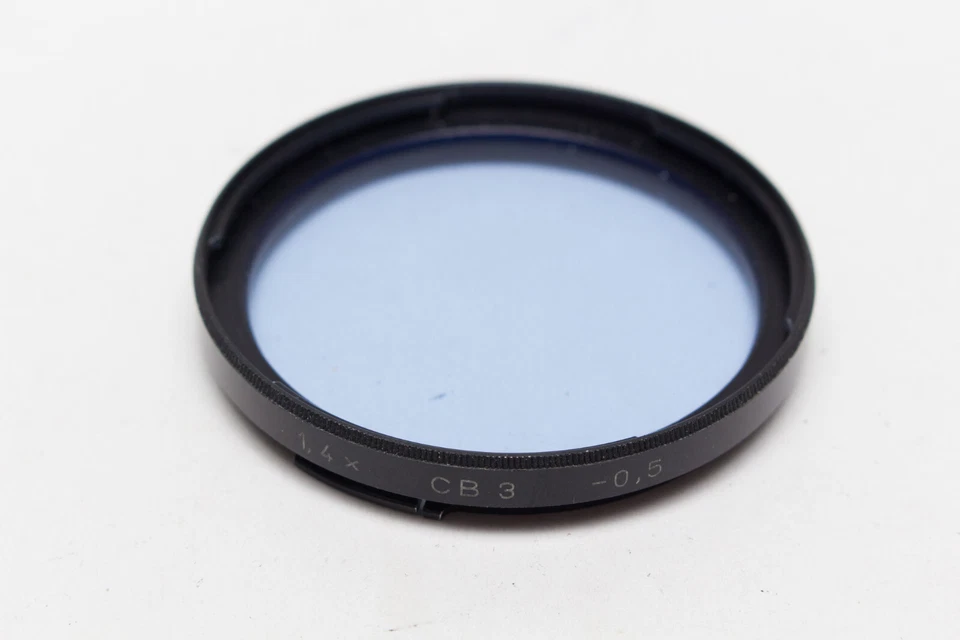 Genuine Original Hasselblad 50 1.4X CB3 -0 COOLING BLUE Bayonet Lens Filter MINT - Image 1 of 1