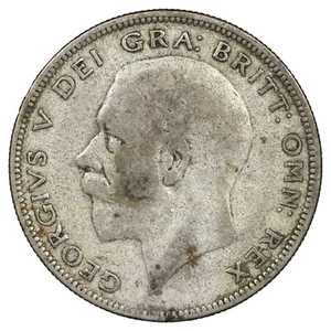 Royaume-Uni 1/2 Half crown 1928 argent Georges V monnaie britannique KM20/835 - Picture 1 of 2
