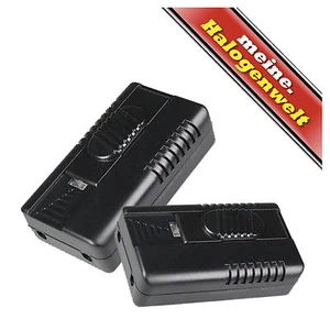 Schnurdimmer mit Schieberegler bis 300W 230V LED Fuß-Dimmer Helligkeits-Regler - Bild 1 von 5