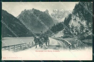 Belluno Monte Cristallo Kutsche Postkarte QT3161 - Bild 1 von 2