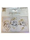 Baby Shower Confetti Balloons Pack Of 6 Gold