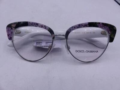 DOLCE & GABBANA DG3247 FLORAL/BLANCO 3149 MARCOS DE GAFAS PARA MUJER TALLA 53-16-140 Foto 1 de 4