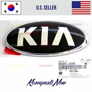 FRONT Hood Emblem Kia Logo Mark 86300L2000 ⭐GENUINE⭐ fits Kia K5 2021-2022 - Picture 1 of 2