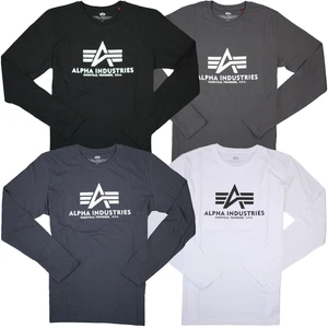 Parte superior manga larga Alpha Industries Basic T LS 100510 manga larga selección de colores - Imagen 1 de 9