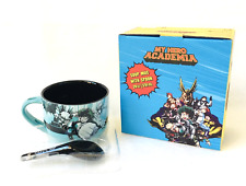 My Hero Academia Soup Blow Mug & Spoon 20 oz Japanese Style Anime Print M-66